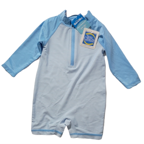Sun & Sky Infant Onesie 50+ Blue 12 - 18 months - Picture 1 of 2